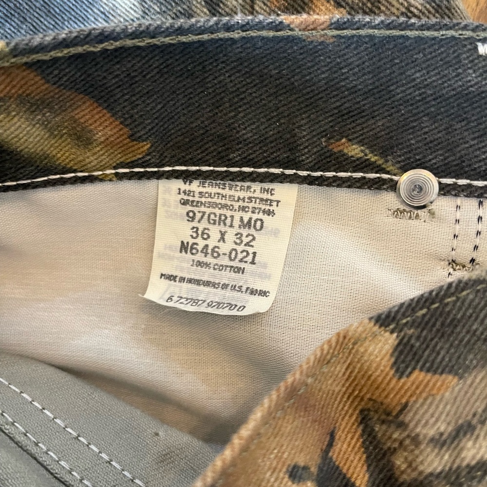 Wrangler Mossy Oak Authentic Camouflage Double Knee Jeans - Picture 4 of 5